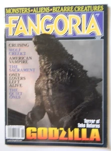 FANGORIA : ISSUE 333 : HORROR : GODZILLA/WOLF CREEK/PENNY DREADFUL : 2014 : VG - Picture 1 of 6