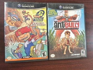 Nickelodeon Rocket Power Beach Bandits And The Ant Bully Lot Nintendo GameCube - Picture 1 of 3