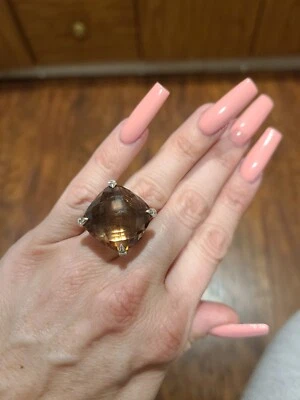 Anillo DAVID YURMAN 20mm Chatelaine Morganita Diamante Talla 6 Foto 1 de 4