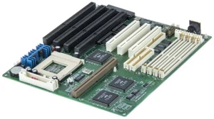 OPTi VIPER 82C557M SOCKET 7 4x SIMM 3x PCI 4x ISA MAINBOARD - Bild 1 von 2