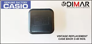 Replacement Vintage Cover/Case Back Casio C-60, NOS - Picture 1 of 3