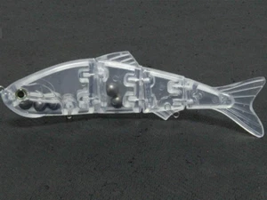 10 Blank Unpainted Minnow Crankbait Topwater Lipless Jerkbait Fishing Lures - Picture 1 of 12