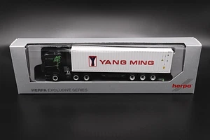 Herpa Scania 3a/3a TL 40' Highcube Container "OK-Trans/Yang Ming" *Sonderserie* - Bild 1 von 6