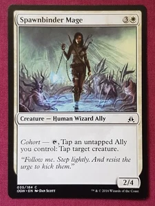 Magic The Gathering OATH OF THE GATEWATCH SPAWNBINDER MAGE white card MTG - Picture 1 of 2