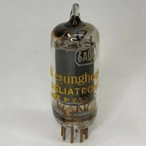 (1) Tested Westinghouse 6AU6 Tube Date Code 5R30 Sharp Cut Off Pentode Tube - Picture 1 of 3