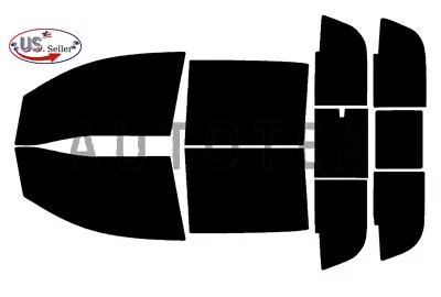 Película premium precortada para todos los lados + ventanas traseras para Nissan Titan doble cabina 2016-2024 Foto 1 de 4