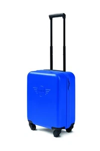 MINI Genuine Childrens Kids Trolley Spinner Wing Logo Debossed Blazing Blue - Picture 1 of 4