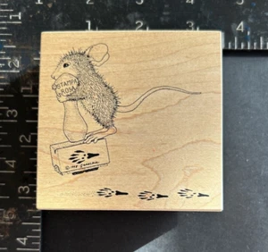 Stampa Rosa House Mouse Designs 1998, Ltd Ed Pogo timbro 001 timbro gomma legno - Foto 1 di 4