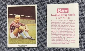 The Sun Fußball Tauschkarten 1970-71 Alan Birchenall, Crystal Palace - Bild 1 von 1