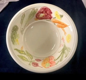 Vintage La Compagnia dei Decori handbemalte Keramik große Servierschale ~ Italien - Bild 1 von 8