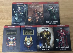 Warhammer Novella Series 1 Bundle 7 Books RARE - Picture 1 of 4