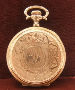 BEAUTIFUL WALTHAM GF HUNTER CASE POCKET WATCH ENGRAVED EXC RUNNING - Picture 1 of 15
