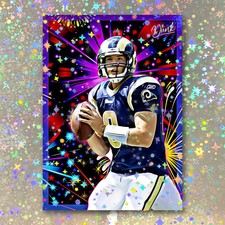 Sam Bradford Holographic Rocket Rookie Sketch Card Limited 1/5 Dr. Dunk Signed
