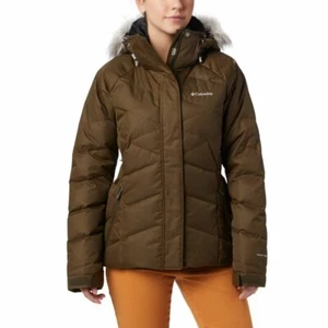 New Womens Columbia Lay D Down II Omni-Heat Hooded Down Winter Jacket Plus Size - Picture 1 of 10