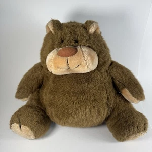 Graphics International Plush Teddy Bear Brown 10" Sitting 1983 Vintage Stuffed - Picture 1 of 12