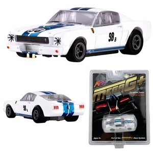 AFX 22125 1965 Shelby Ford Mustang GT350R Ken Miles MegaG+ HO Slot Car - Imagen 1 de 4