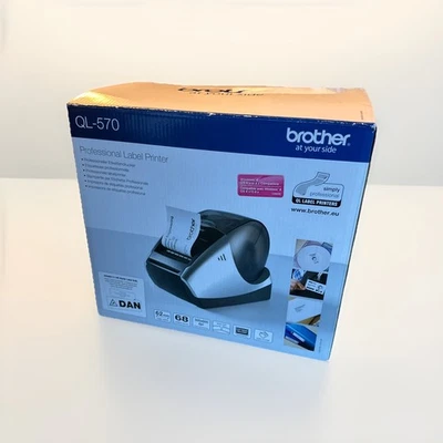Brother QL-570 Professional Label Printer 68 Labels Per Minute Auto Cut Boxed - Image 1 of 4