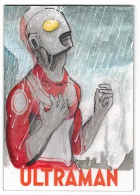 Ultraman Trading Cards Series 3. Christian Garcia Sketch Card. RRParks 2024 - Image 1 of 2