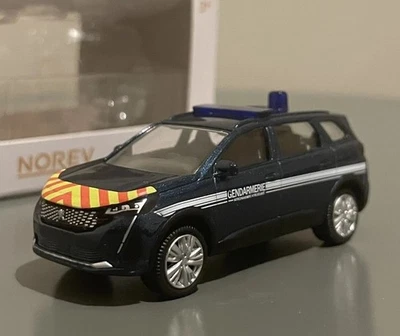 Modellino Norev Peugeot 5008 2 Gendarmerie II 1/64 3 Inches Nuovo Con Scatola - Immagine 1 di 4