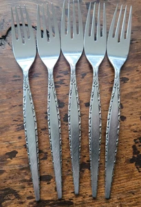 5 Oneida VENETIA Community Stainless DINNER FORKS 7 3/8" - Picture 1 of 4