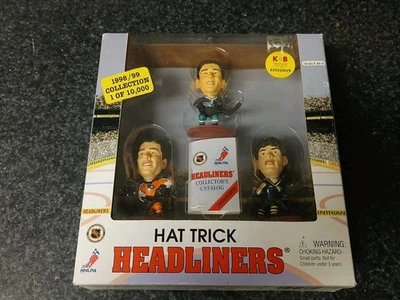 1998/99 NHL Hockey Paul Kariya Eric Lindros Jaromir Jagr Sombrero Truco Figura/10000 Foto 1 de 4