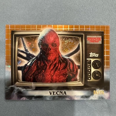 Topps Stranger Things High Tek Vecna naranja psíquico/25 Foto 1 de 2