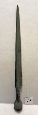 ANTIGUA BAYONETA ORIGINAL DE LATÓN PARARRAYOS VELETA PUNTA ACABADO SUPERIOR #19 Foto 1 de 2