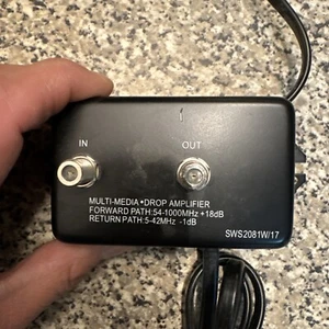 NEW Philips Multimedia Drop Amplifier SWS2081W/17 54-1000MHz +18dB (151) - Picture 1 of 4