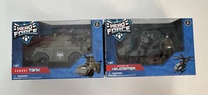 Hero Force, 2 Sets, Tank, Helicopter, Holiday Gifts, Toys, In Box - Picture 1 of 4