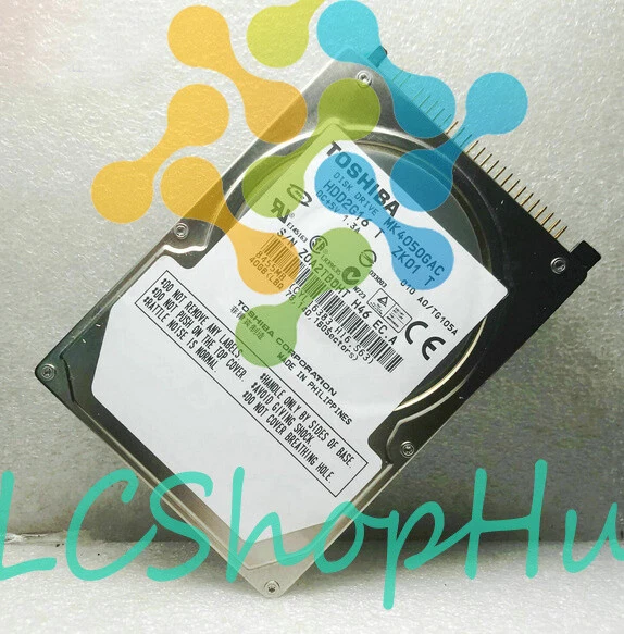 1P Toshiba 40GB built-in 2.5 MK4050GAC automotive temperature control hard drive - Image 1 of 1