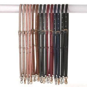 1.2cm Shoulder Crossbody Replacement Handbag Genuine Leather Adjust Bag Strap - Picture 1 of 27
