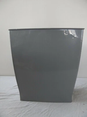 Mülleimer grau Papierkorb Abfalleimer robuster Kunststoff modernes Design - Bild 1 von 4