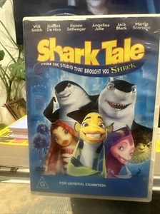 Shark Tale - Family & Children’s Movie - Region 4 PAL DVD - Angelina Jolie Black - Picture 1 of 1