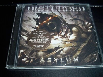 Disturbed:Asylum+50min.Doku.incl. Code Card -Siehe BilderCase+CD im Top-Zustand - Bild 1 von 3