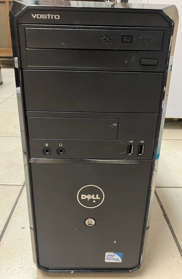 ~ Dell Vostro D07M Desktop Dual-Core E5400 CPU / 4GB RAM / 160GB HDD/ Win XP Pro - Image 1 of 4