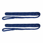 Extreme Max 3006.2606 Nylon Fender Line 2-Pack-3/8"X6',Blue W/Reflective Tracer
