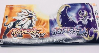 NEW Nintendo Pokemon Sun Moon Double Pack 3DS  34023 JAPAN IMPORT - Image 1 of 4
