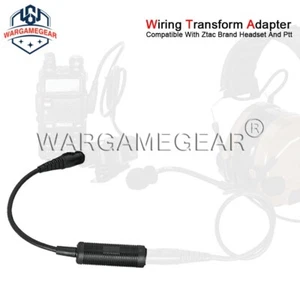 Z-TAC Tactical Wiring transform adapter For Headset connect Military Headset PTT - Picture 1 of 9