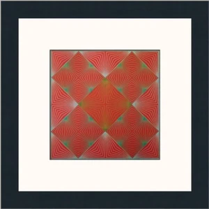 Richard Anuskiewicz Luminous Custom Framed Print - Picture 1 of 2