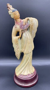 Vintage Japanese Asian Geisha Hand Painted Statue Figurine - Picture 1 of 9