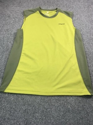 Prana Shirt Mens XL Green Sleeveless Casual Active Gym Outdoors - Image 1 of 4