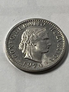 1974 Switzerland 20 Rappen - Picture 1 of 2