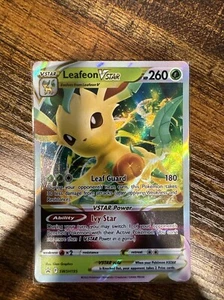 Pokémon TCG Leafeon VSTAR Schwert & Schild SWSH195 Holo Promo - Bild 1 von 7