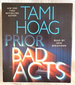 Prior Bad Acts Audiobook 5 CD Abridged Tami Hoag Erik Bergmann LN Pre-owned - Imagen 1 de 4