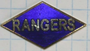 US ARMY WWII TYPE RANGERS DIAMOND  CREST DI RANGER PIN - Picture 1 of 2