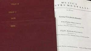 Handel: Anthem Overtures for Oboe: 2 Violins and Bass: Nos. 1-8: Vol. 1 - Picture 1 of 1