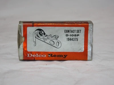 Juego de contactos Delco Remy OEM NOS D105P 1944375 paquete sellado de lámina original D-105P Foto 1 de 4