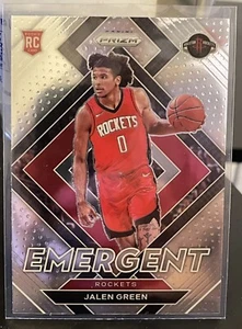 2021 22 Panini Prizm  Jalen Green Emergent RC Card #15 - Bild 1 von 2