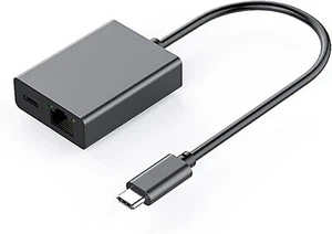1000M RJ45 auf USB C Ethernet Adapter für Waipu.tv Stick iPad iPhone 16 Tablette - Bild 1 von 8