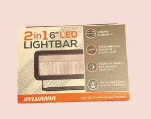 Sylvania | 6" LED Off Road Lightbar | Spot Beam Pattern + Accent Light | NEW | - Picture 1 of 1